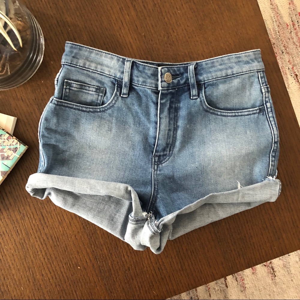 LEE high waist vintage mom jean shorts cutoffs